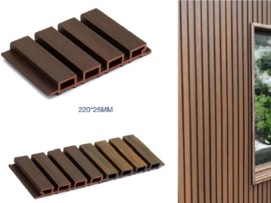 Wall Panel Exterior WPC, Alistonado Extruido 3D - Imagen 3