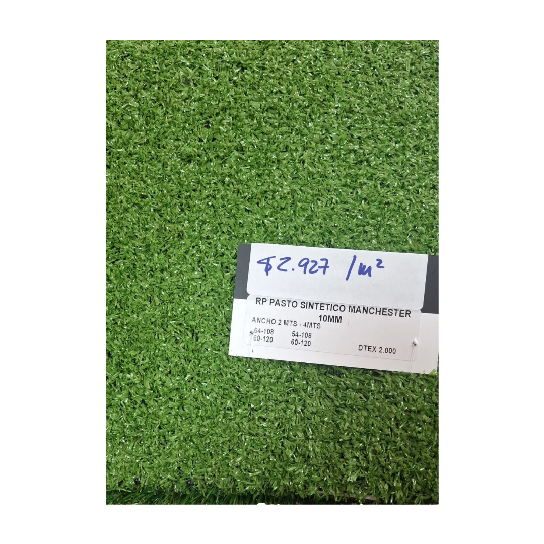 Pasto Sintético MANCHESTER 10mm. Interior y exterior 60 m2.